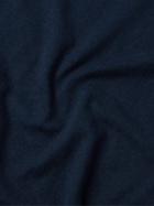 WTAPS - Academy Logo-Appliquéd Printed Cotton-Blend Jersey T-Shirt - Blue