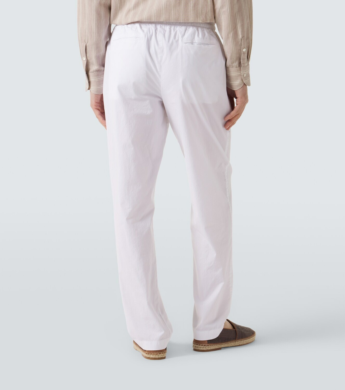 Fedeli Cotton-blend straight pants