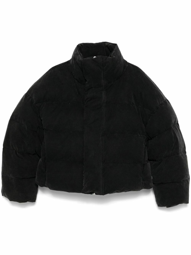 Photo: ENTIRE STUDIOS Black Velvet Puffer Jacket