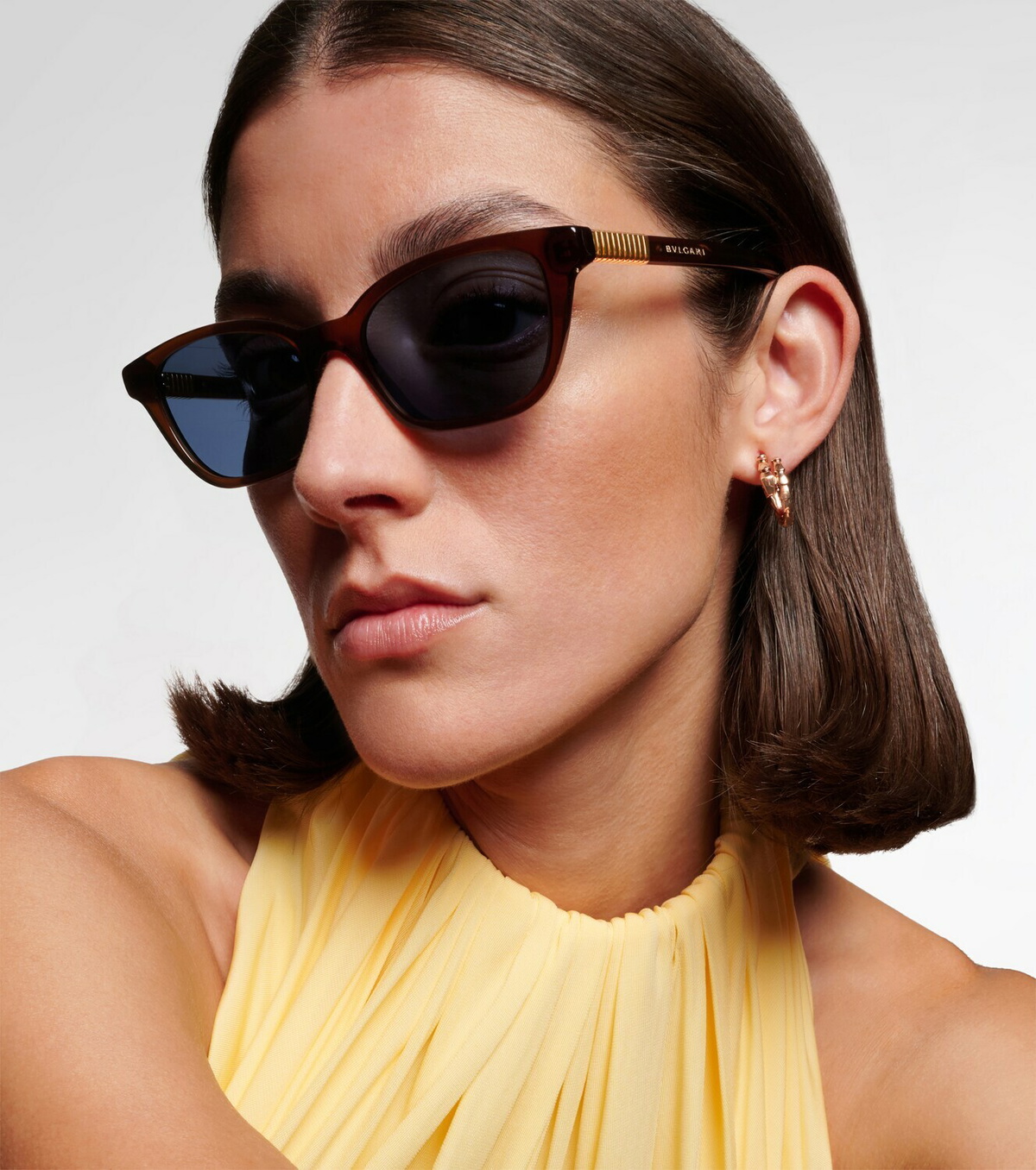 Bvlgari Tubogas cat-eye sunglasses