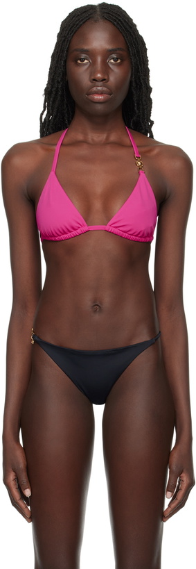 Photo: Versace Underwear Pink Medusa '95 Bikini Top