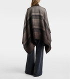Missoni Zig Zag wool cape
