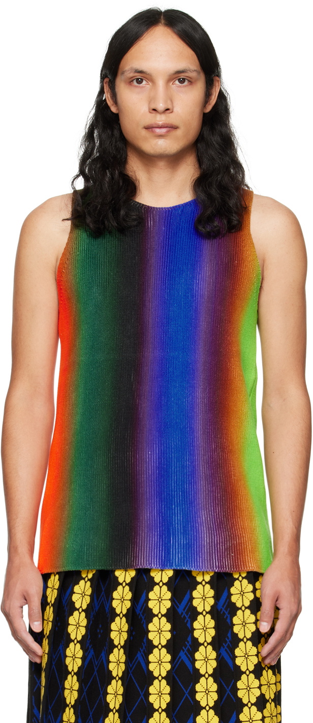 AGR Multicolor Striped Crewneck