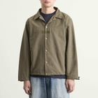 Rhude Men's Logo Coaches Jacket in Taupe/Taupe
