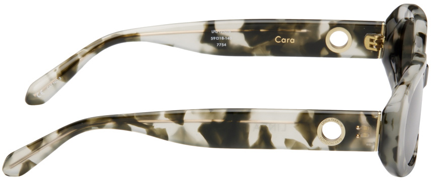 LINDA FARROW Tortoiseshell Cara Sunglasses