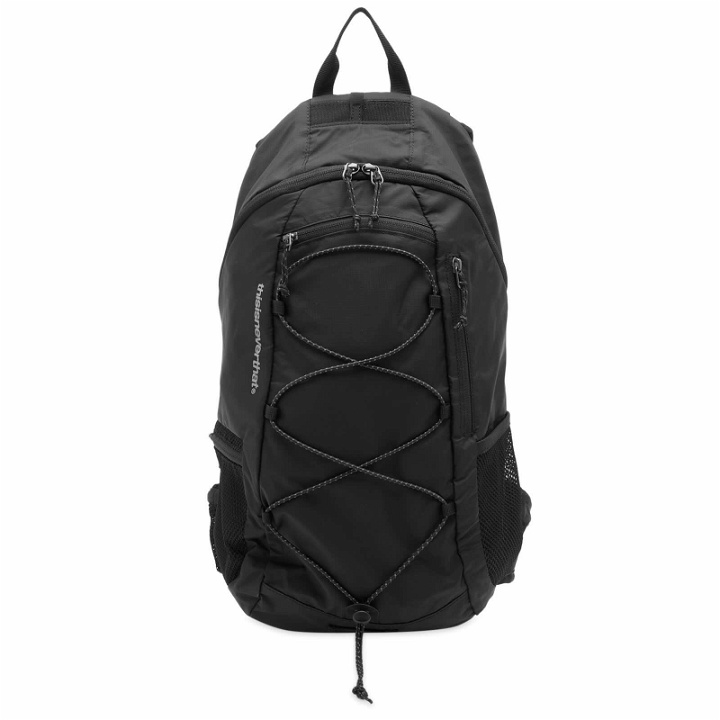 Photo: thisisneverthat Men's Traveler FT 15 Backpack in Black 