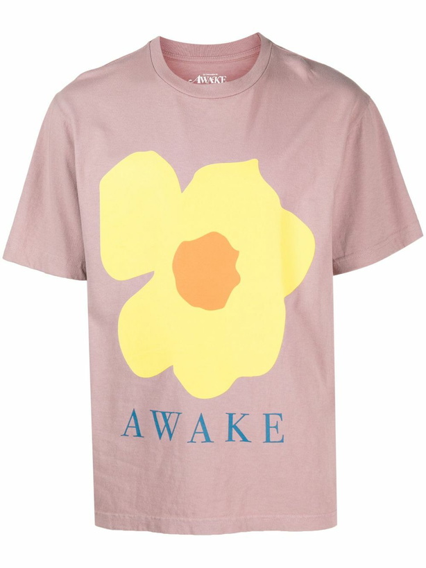 Photo: AWAKE NY - Floral Printed T-shirt