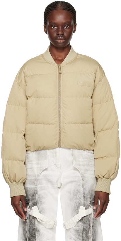Photo: Acne Studios Green Quilted Down Bomber Jacket
