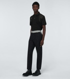 Alexander McQueen - Harness short-sleeved polo shirt