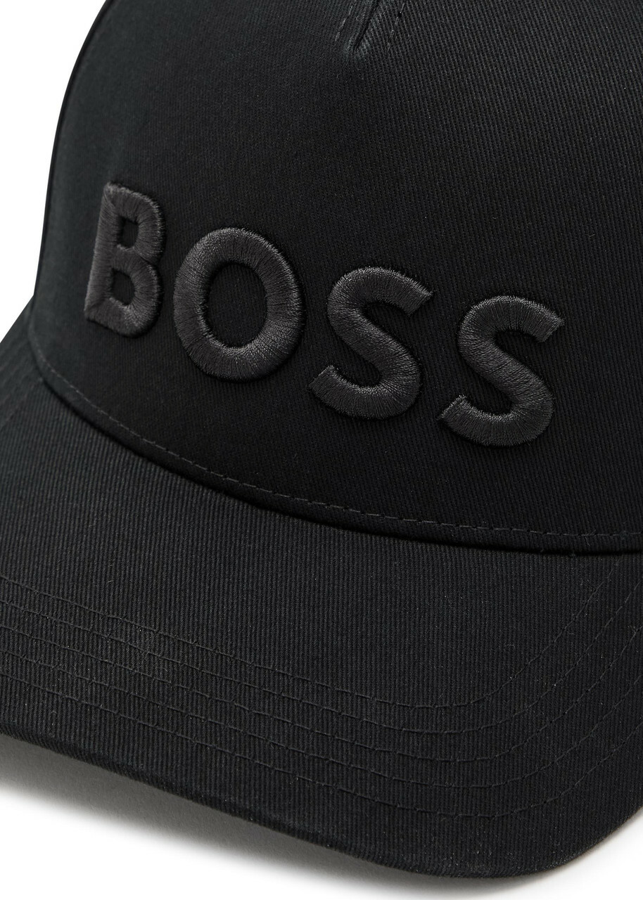 Boss Seth Logo-embroidered Twill cap - Black - One Size