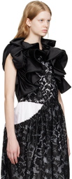 Comme des Garçons Black Ruffled Jacket