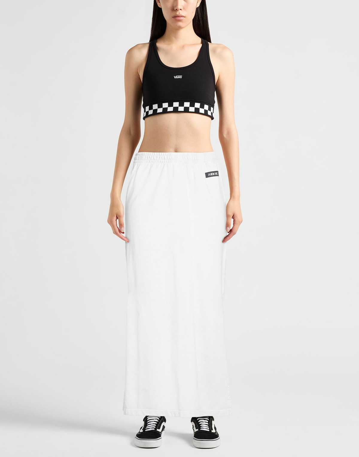 Shoe Womens Maxi skirt in Light grey