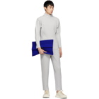 Homme Plisse Issey Miyake Grey Pleated Turtleneck