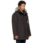 Canada Goose Black Down and Fur Expedition Parka