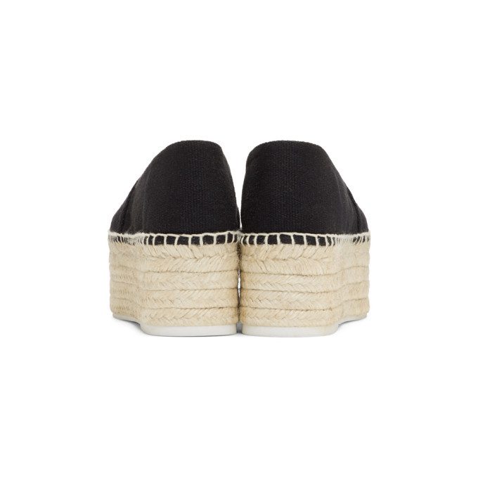 Kenzo Black Platform Tiger Espadrilles Kenzo