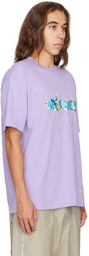 AAPE by A Bathing Ape Purple Embossed T-Shirt