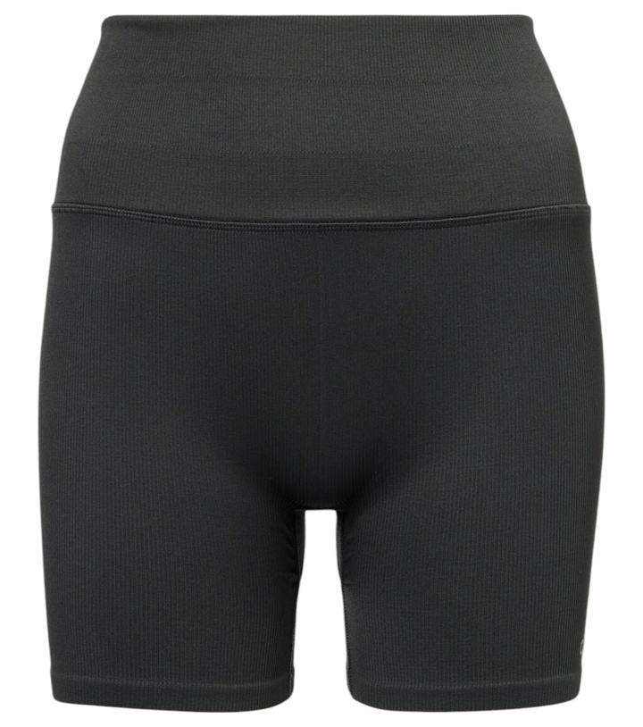 Photo: Alo Yoga Seamless Ribbed Favorite biker shorts