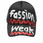 Navinder Nangla Fassion Trucker Cap in Black 