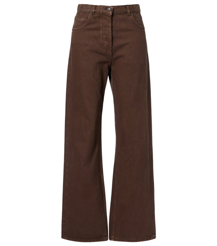 Photo: The Row Finbar wide-leg jeans