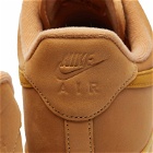 Nike Men's Air Force 1 '07 Flax Sneakers in Brown Black/Gold