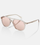 Brunello Cucinelli Sartorial Sunset aviator sunglasses