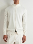 Ghiaia Cashmere - Cashmere Zip-Up Sweater - Neutrals