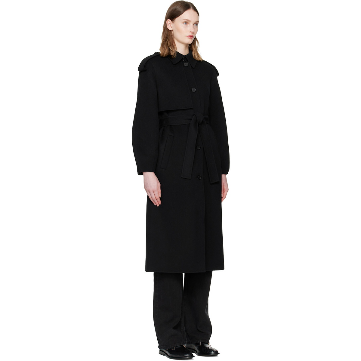MACKAGE Black CEYLA Double-Face Wool Coat