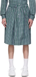 CHLOé NARDIN Green Check Skirt