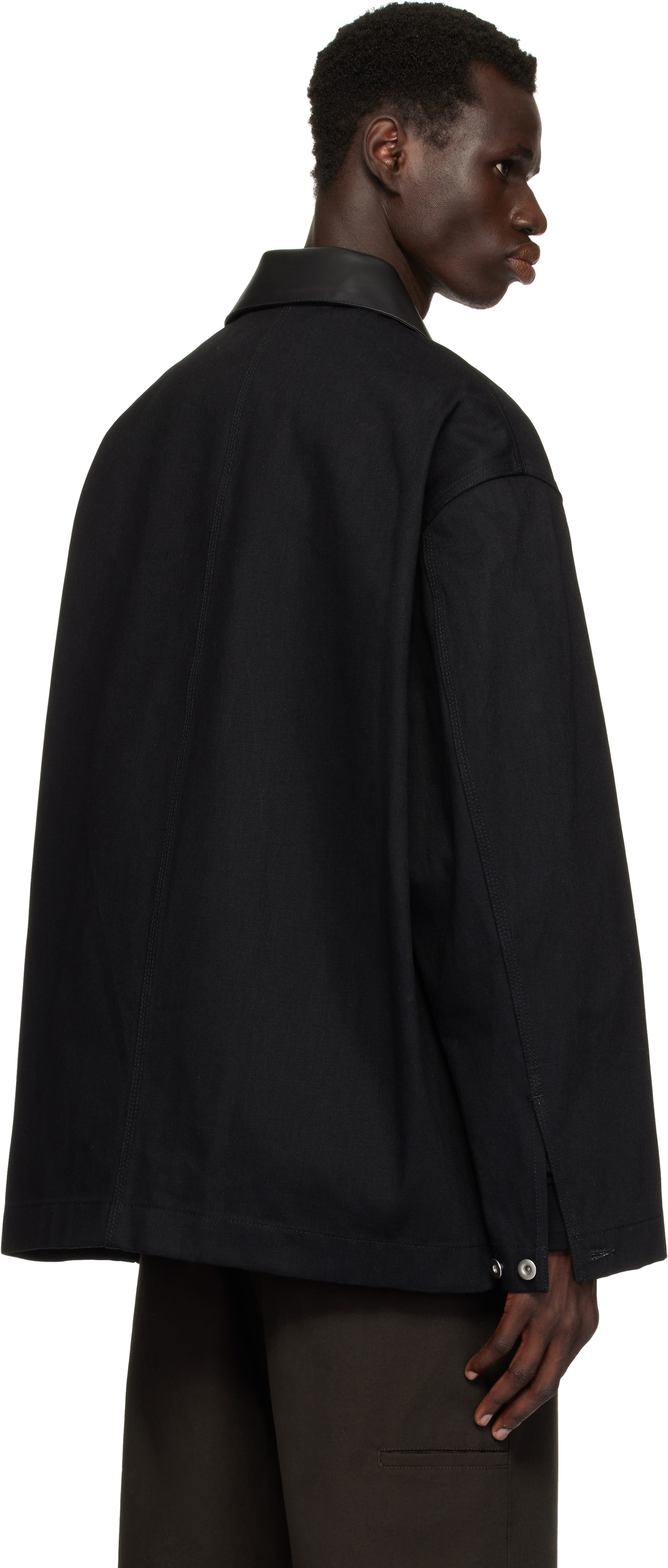 JIL SANDER ブラック ジャケット Jil Sander Zipped Up Wool Jacket | Black | FARFETCH