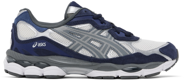 Photo: Asics Blue & White GEL-NYC Sneakers