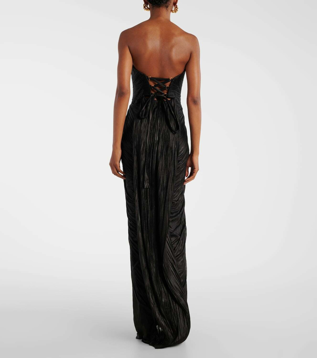 Maria Lucia Hohan Jasleen silk tulle corset gown
