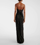 Maria Lucia Hohan Jasleen silk tulle corset gown
