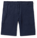 Vilebrequin - Baron Slim-Fit Linen Shorts - Blue