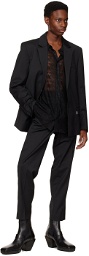 Han Kjobenhavn Black Single Suit Trousers
