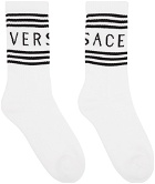 Versace White Vintage Socks