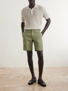 Orlebar Brown - Straight-Leg Cotton Shorts - Green