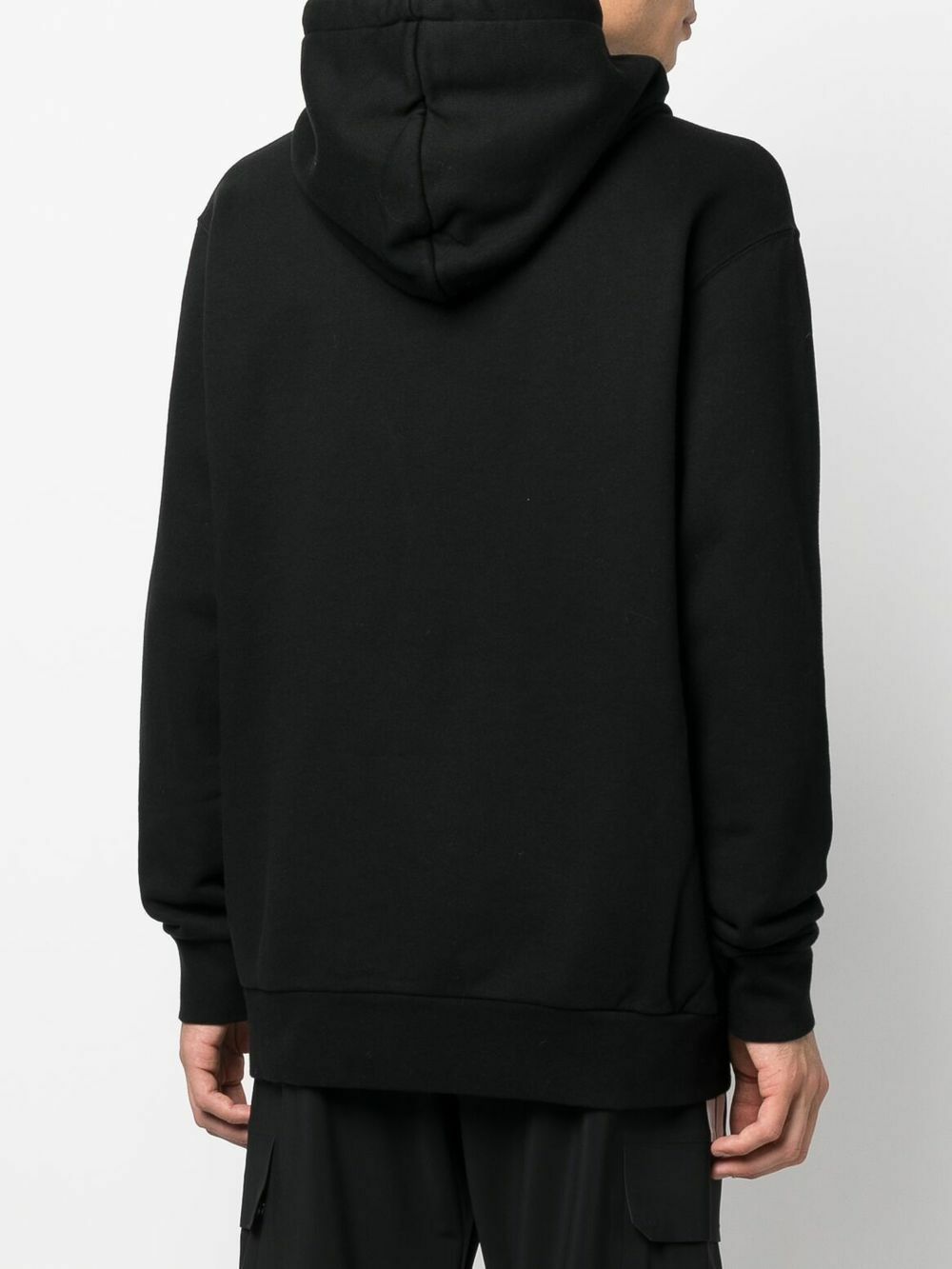 パーカー・フーディ Palm Angels PMBB003F22FLE001 RHINESTONE SPRAYED Hoodie Palm Angels Black Rhinestone Sprayed Hoodie Palm Angels