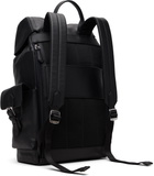 Polo Ralph Lauren Black Smooth Leather Backpack