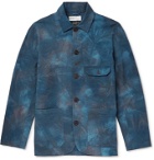 Universal Works - Norfolk Space-Dyed Cotton-Blend Seersucker Jacket - Blue