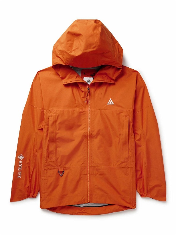 Photo: Nike - ACG Chain of Craters Storm-FIT ADV Shell Hooded Jacket - Orange
