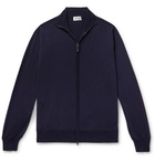 Brioni - Wool Zip-Up Cardigan - Navy