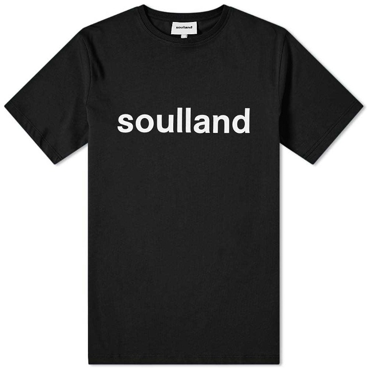 Photo: Soulland Logic Logo Tee Black