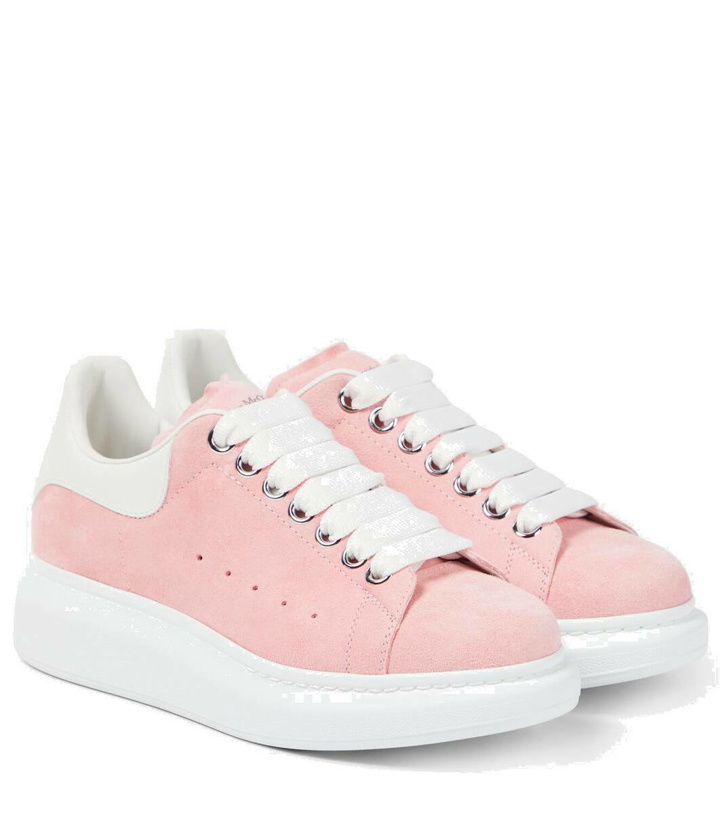 Photo: Alexander McQueen Oversized suede sneakers