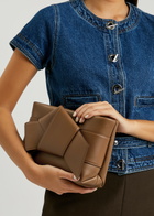 Acne Studios Musubi Knotted Leather Shoulder bag - Brown - One Size