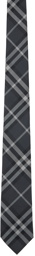 Burberry Gray Check Tie