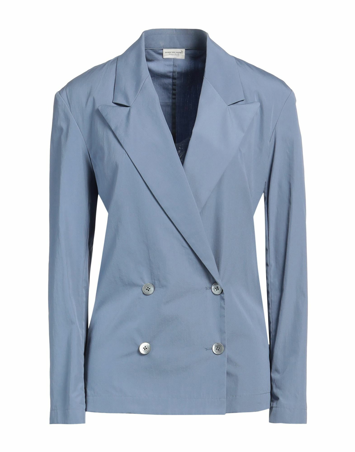 Dries Van Noten Womens Blazer Pastel in Blue