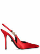 VERSACE - 110mm Satin Slingback Heels