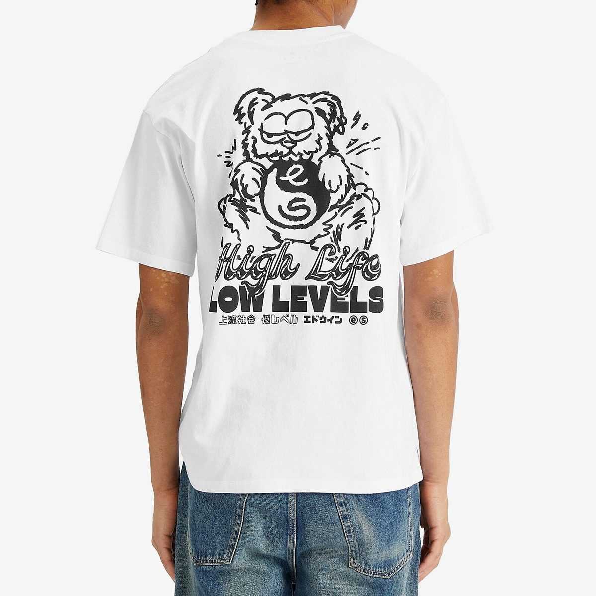 Edwin Men's High Bear T-Shirt in White