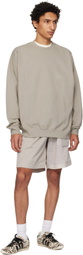 Y-3 Beige UT Wideleg Cargo Shorts