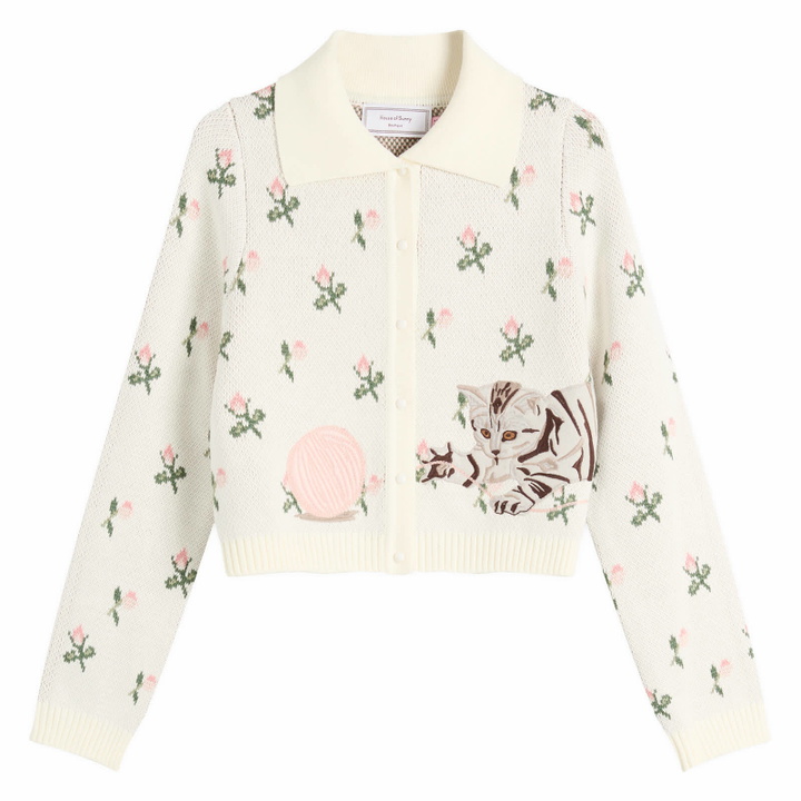 Photo: House Of Sunny Women's Time to Play Cardigan in Milk